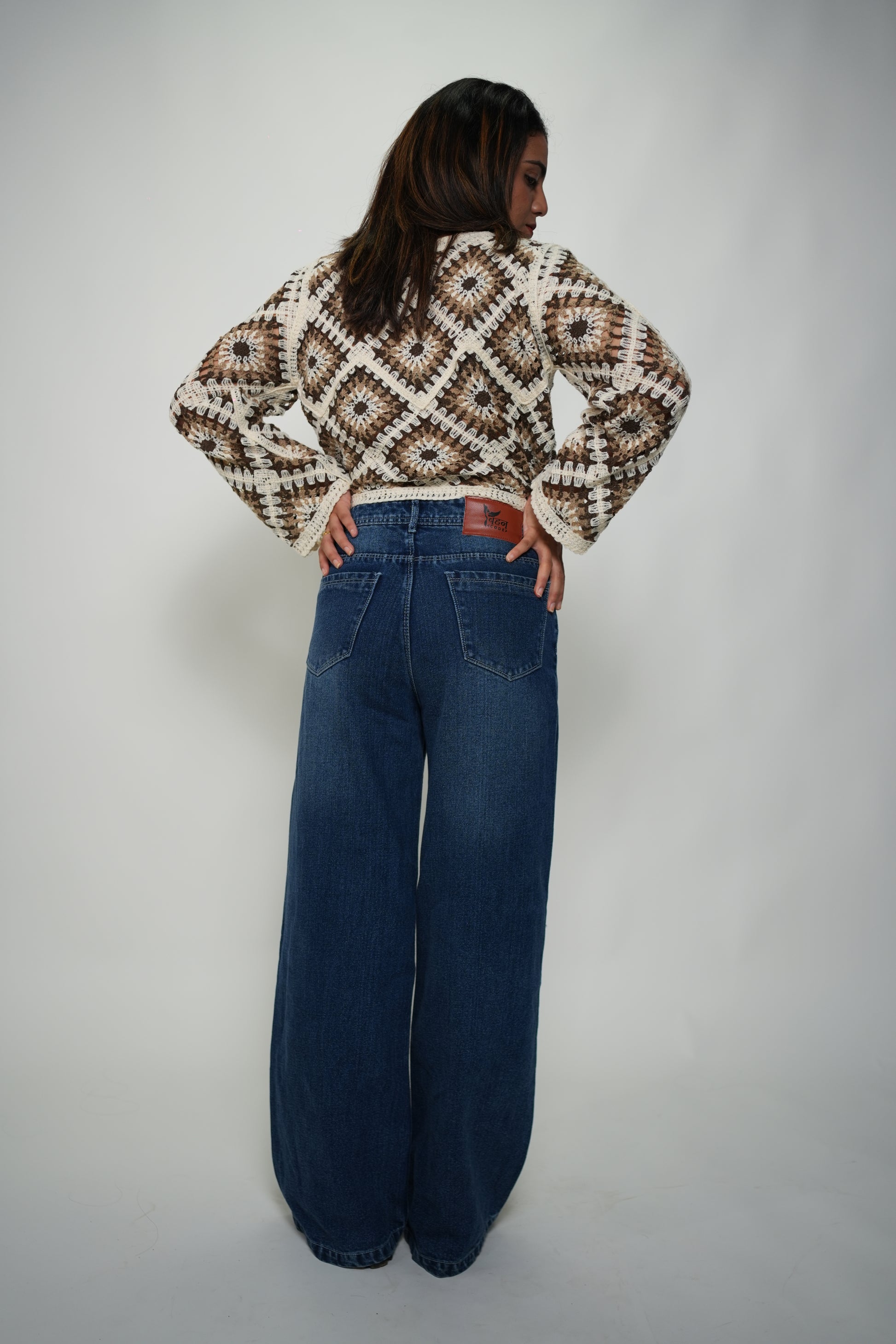 Rugged Wide Legged Jeans Blue