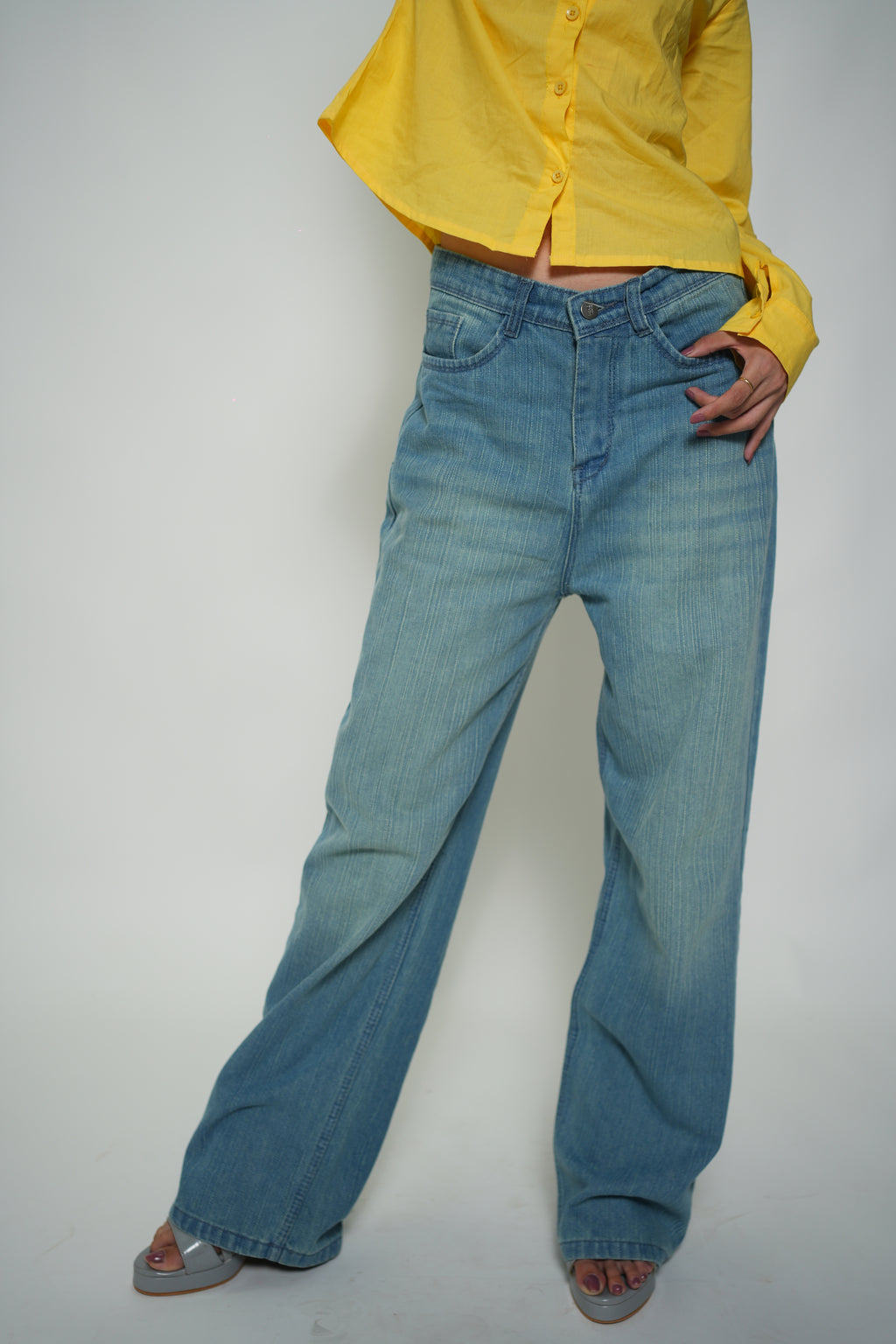 Straight Fit Mid-rise Jeans