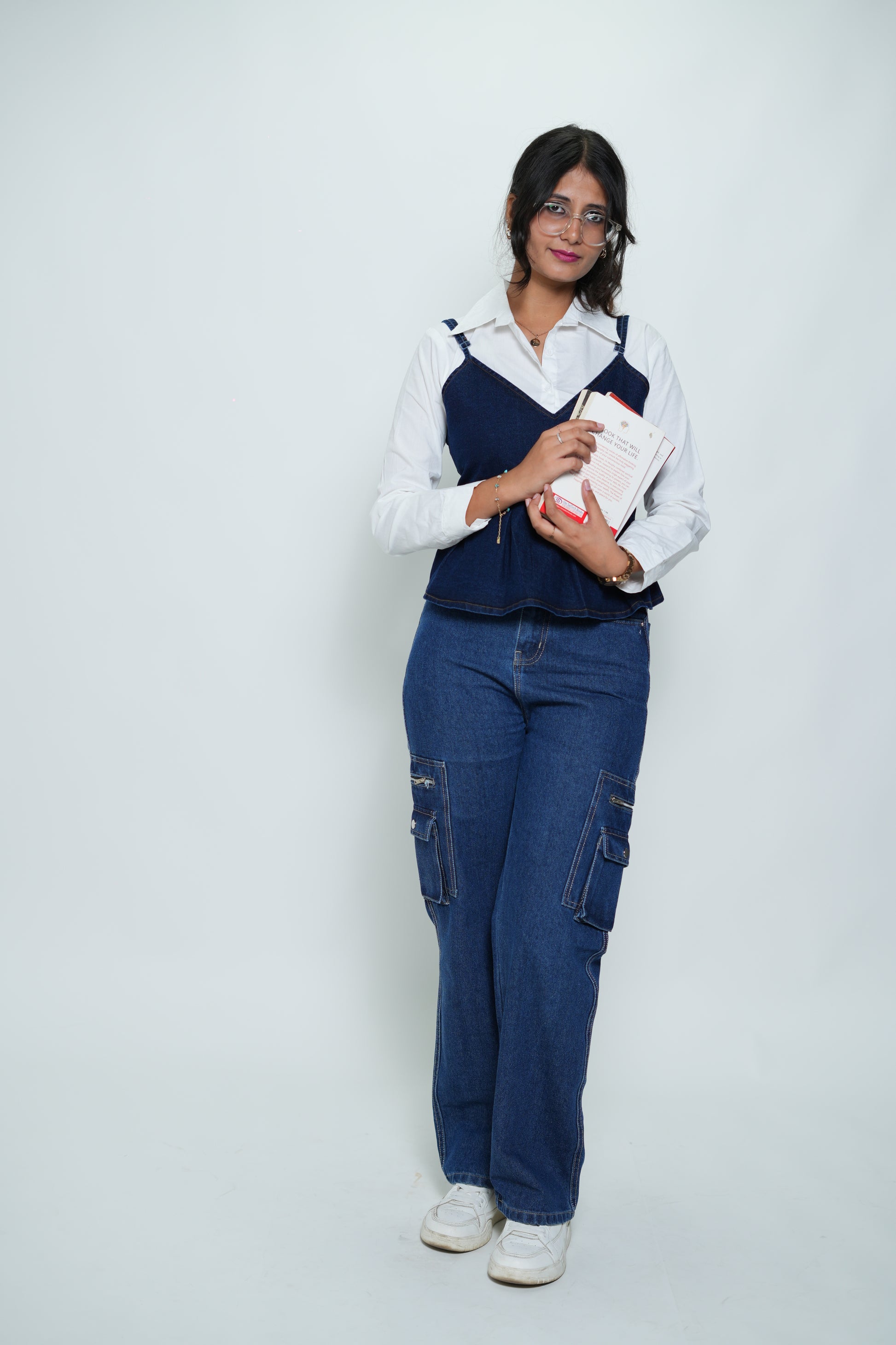 Straight Fit Cargo Jeans