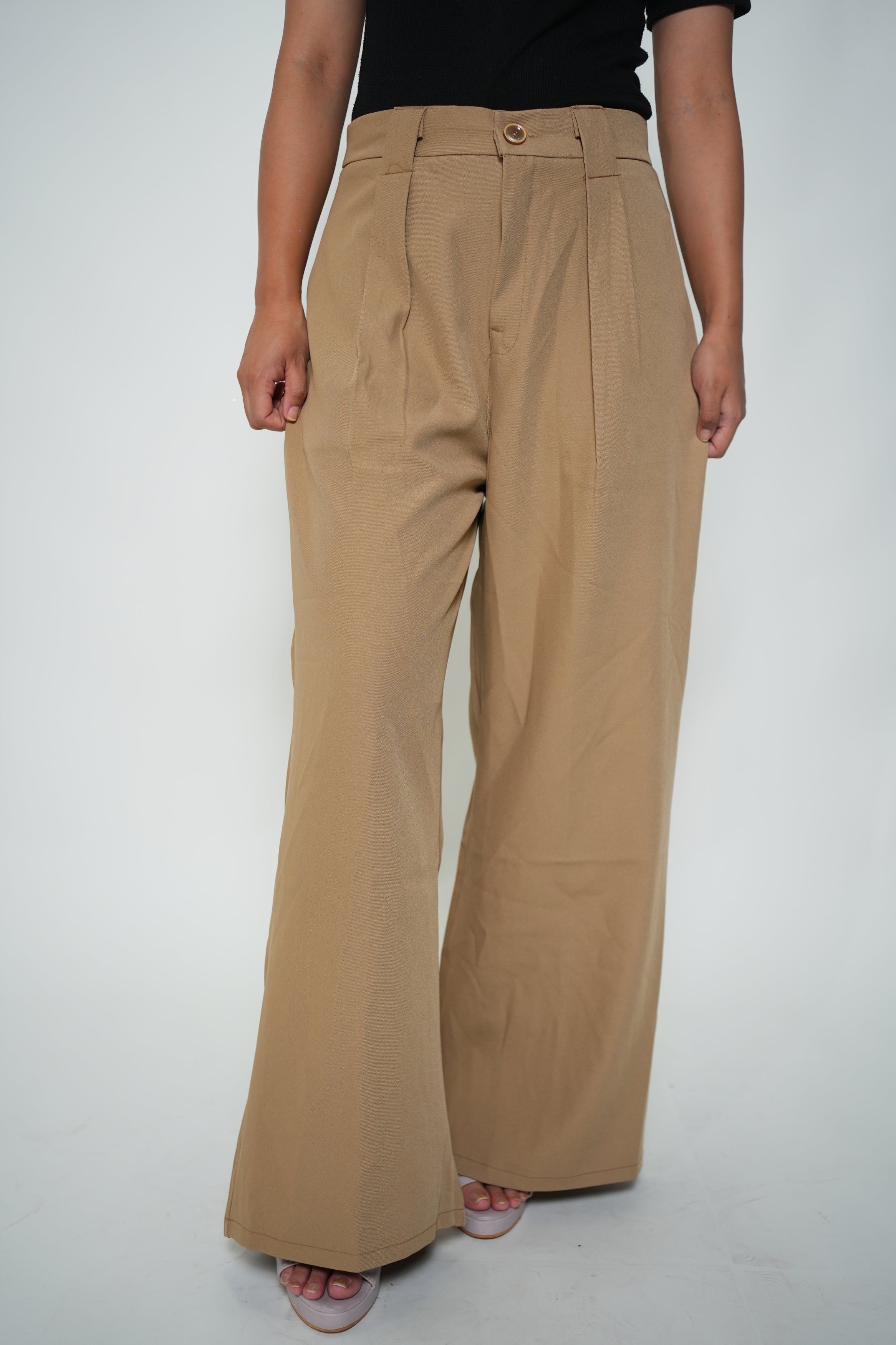 Flared Korean High Raised Pants