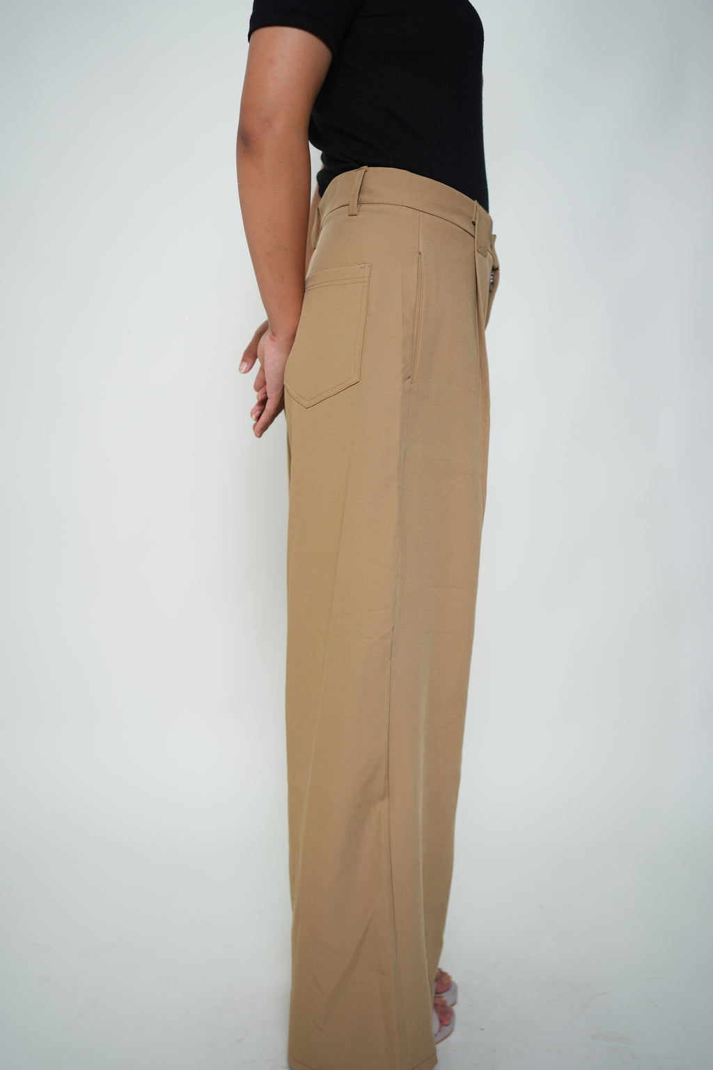Flared Korean High Raised Pants
