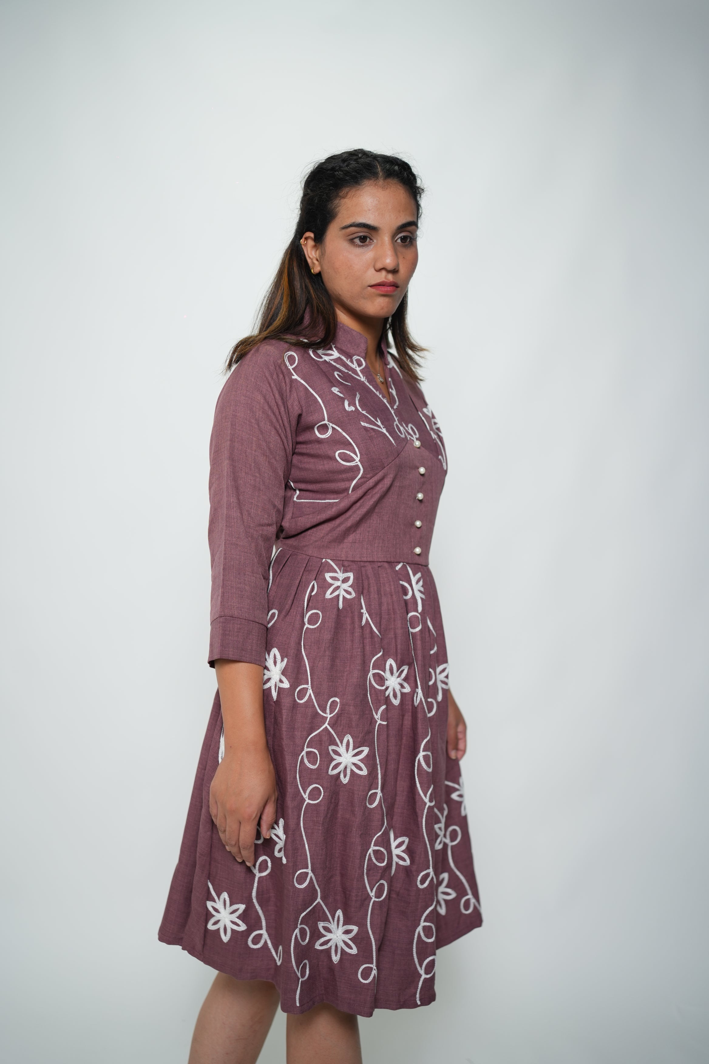 Embroided Dress Carrot