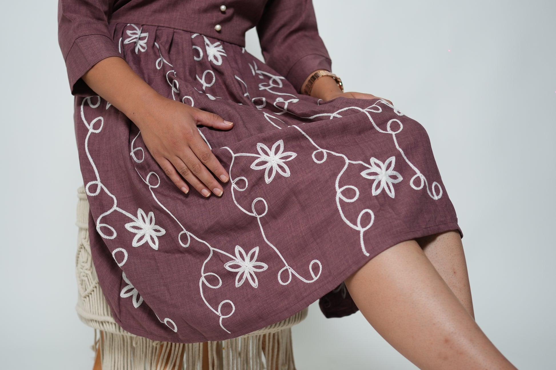 Embroided Dress Carrot