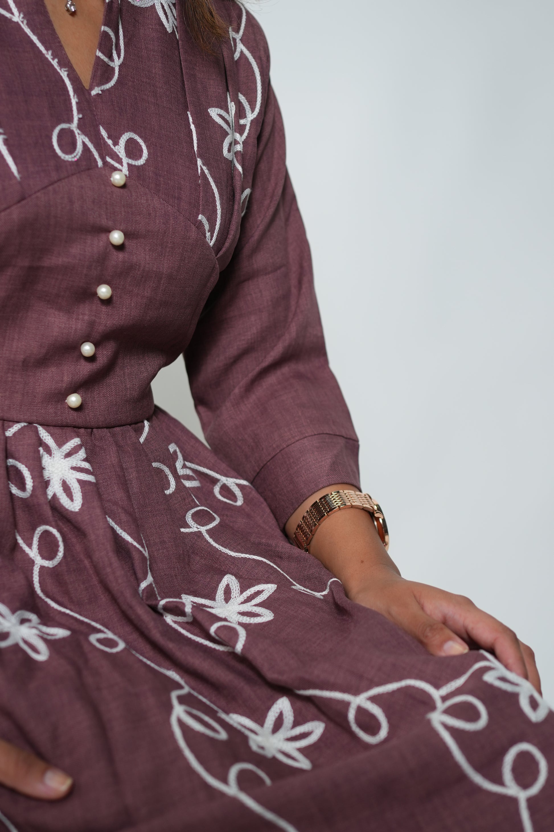 Embroided Dress Carrot